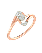 18K Gold & Diamond Ring For Women KRA10587